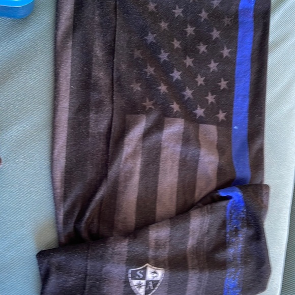 Blue line neck cover thin material unisex - Picture 1 of 11